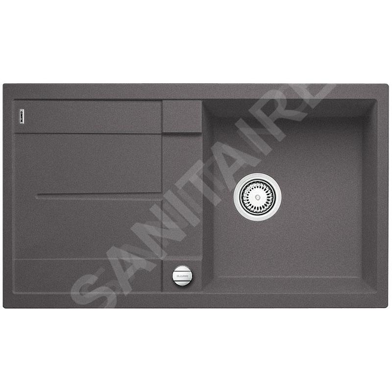 Blanco Metra 5 - Évier en silgranit, 860x500 mm, avec commande de vidage, gris rocher 518871 Blanco Metra 5 - Évier en silgranit, 860x500 mm, avec commande de vidage, gris rocher 518871