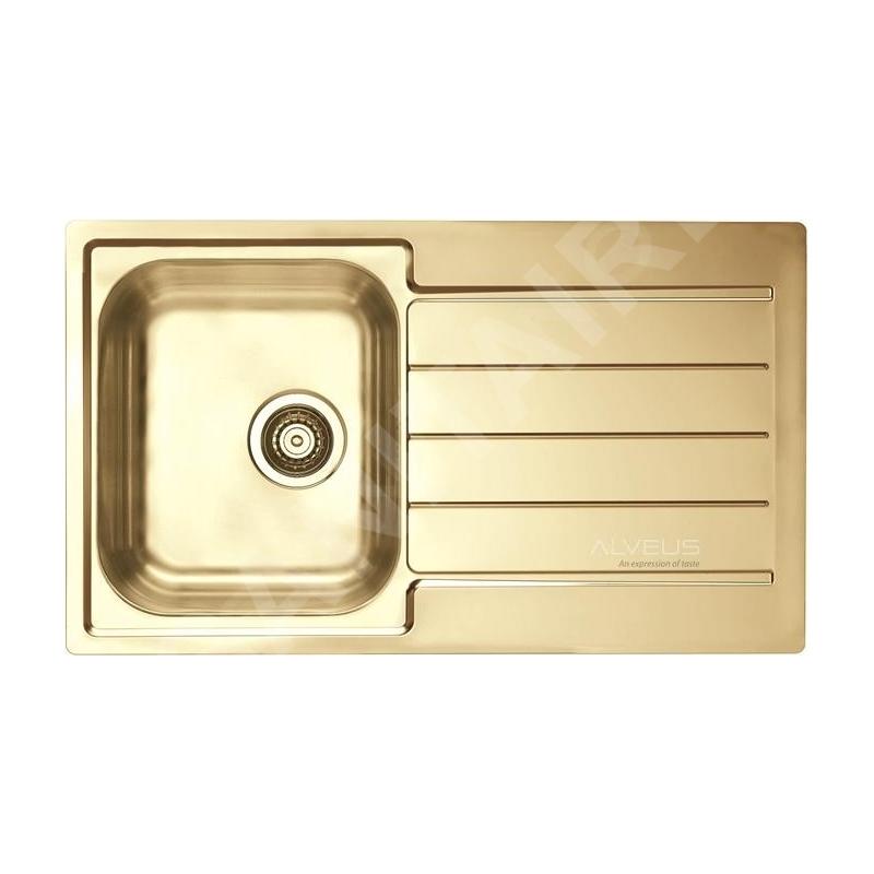 Alveus Line Monarch - Évier 860x500 mm, gold 1068988