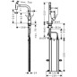 Hansgrohe Talis Select M51 - Mitigeur d'évier M5117-H220 avec douchette extractible, sBox, chrome 73868000