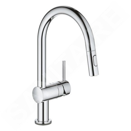 Grohe MintaTouch - Mitigeur d’évier électronique avec douchette extractible, chrome 31358002