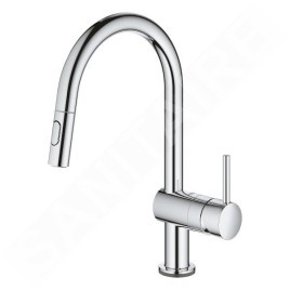 Grohe MintaTouch - Mitigeur d’évier électronique avec douchette extractible, chrome 31358002