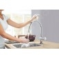 Grohe MintaTouch - Mitigeur d’évier électronique avec douchette extractible, chrome 31358002