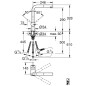 Grohe Minta - Mitigeur d’évier avec douchette extractible, chrome 31397000
