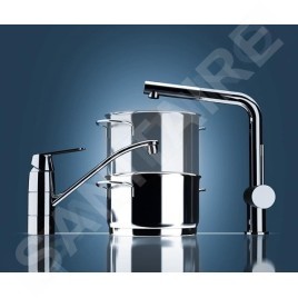 Grohe Minta - Mitigeur d’évier avec douchette extractible, chrome 31397000