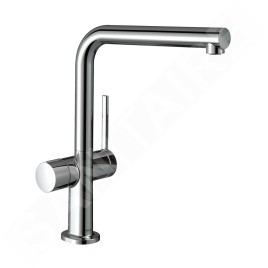 Hansgrohe M54 - Mitigeur d'évier Talis 270, avec vanne d'arrêt, chrome 72827000