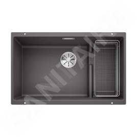 Blanco Subline 700 - Évier en silgranite, 730x460 mm, avec accessoires, gris rocher 523453