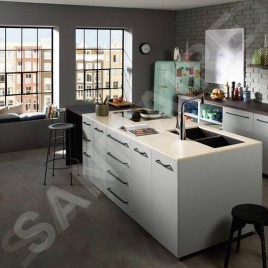 Hansgrohe Éviers - Evier encastré granit S510-U770, graphite noir 43434170