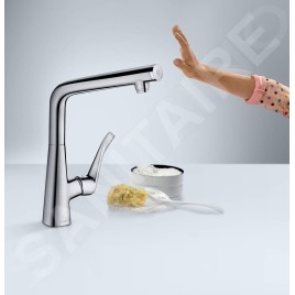 Hansgrohe Metris New - Mitigeur d’évier 320, aspect inox 14883800