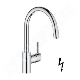 Grohe Concetto - Mitigeur d'évier avec douchette extractible, chrome 31212003