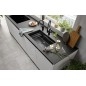 Blanco Etagon 700 - Évier en silgranite, 730x460 mm, avec rails, gris rocher 525168