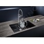 Blanco Etagon 700 - Évier en silgranite, 730x460 mm, avec rails, gris rocher 525168