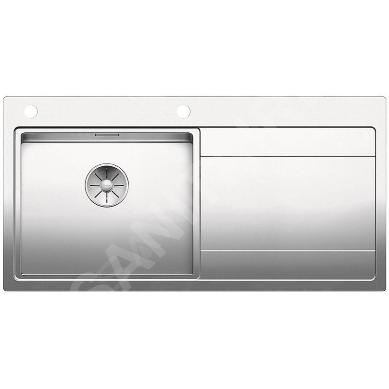 Blanco Divon II - Évier, 1000x510 mm,avec égouttoir et commande excentrique , inox 521659 Blanco Divon II - Évier, 1000x510 mm,avec égouttoir et commande excentrique , inox 521659