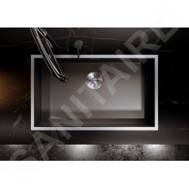 Blanco Zerox 500 - Évier, 540x440 mm, inox Dark Steel 526245