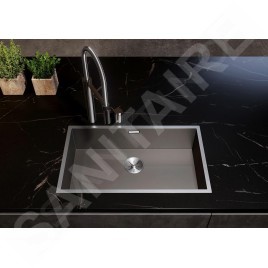 Blanco Zerox 500 - Évier, 540x440 mm, inox Dark Steel 526245