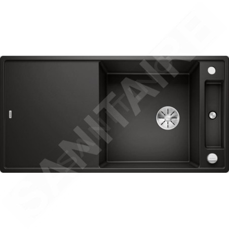 Blanco Axia III XL 6 - Évier en silgranit 1000x510 mm, avec commande de vidage et accessoires, noir 525858