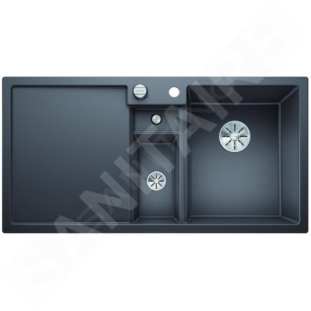 Blanco Collectis 6 - Évier en silgranit 1000x510 mm, avec commande de vidage et accessoires, gris rocher 523345