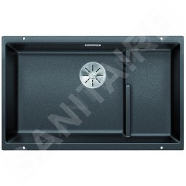 Blanco Subline 700 - Évier en silgranit, 730x460 mm, bac à gauche, noir 526004