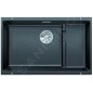 Blanco Subline 700 - Évier en silgranit, 730x460 mm, bac à gauche, noir 526004
