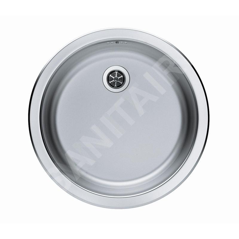 Alveus Form - Évier, diamètre 450 mm, vidage 60 mm, inox 1008987