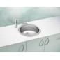 Alveus Form - Évier, diamètre 450 mm, vidage 60 mm, inox 1008987