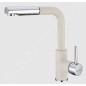 Alveus Siros - Mitigeur d'évier avec bec extractible, arctique / inox 1129046