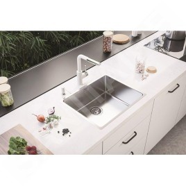 Alveus Siros - Mitigeur d'évier avec bec extractible, arctique / inox 1129046