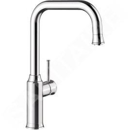 Blanco Livia S - Mitigeur d’évier avec douchette extractible, chrome 521288