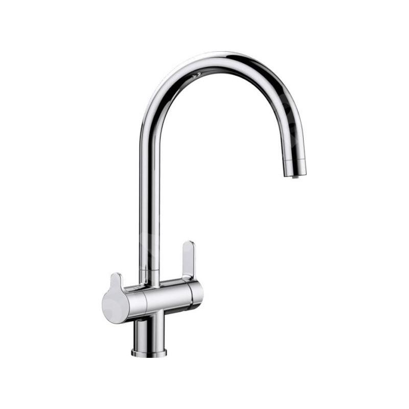 Blanco Trima - Robinetterie d’évier avec fonction filtrante, chrome 520840 Blanco Trima - Robinetterie d’évier avec fonction filtrante, chrome 520840