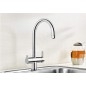 Blanco Trima - Robinetterie d’évier avec fonction filtrante, chrome 520840 Blanco Trima - Robinetterie d’évier avec fonction filtrante, chrome 520840