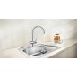 Blanco Trima - Robinetterie d’évier avec fonction filtrante, chrome 520840 Blanco Trima - Robinetterie d’évier avec fonction filtrante, chrome 520840