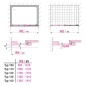 Kermi NICA - Porte de douche L2L 120x200 cm, gauche, argent brillant/verre transparent NIL2L12020VPK
