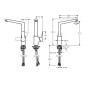 Hansa Twist - Mitigeur d’évier, chrome 09202203 Hansa Twist - Mitigeur d’évier, chrome 09202203