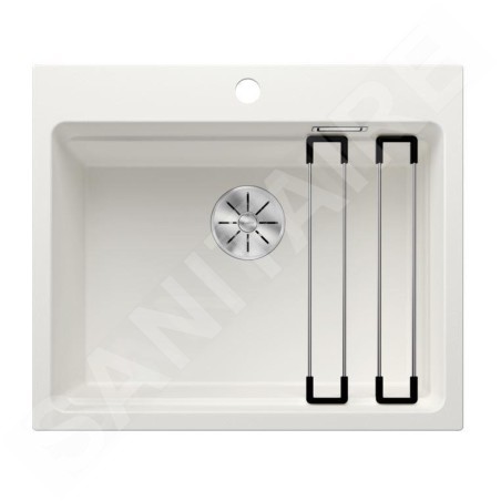 Blanco Etagon 6 - Évier en silgranit 600x510 mm, avec accessoires, InFino, blanc 524543