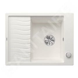 Blanco Elon 45 - Évier en silgranit, 650x500 mm, avec commande de vidage et accessoires, InFino, blanc 524818
