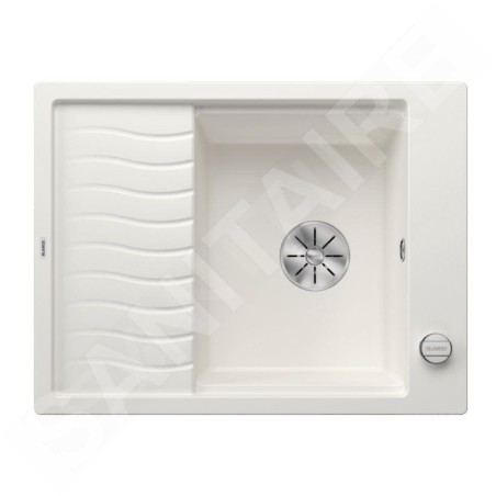 Blanco Elon 45 - Évier en silgranit, 650x500 mm, avec commande de vidage et accessoires, InFino, blanc 524818
