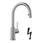 Blanco Candor S - Mitigeur d’évier avec douchette extractible, inox brossé 525125
