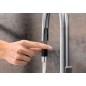 Blanco Candor S - Mitigeur d’évier avec douchette extractible, inox brossé 525125