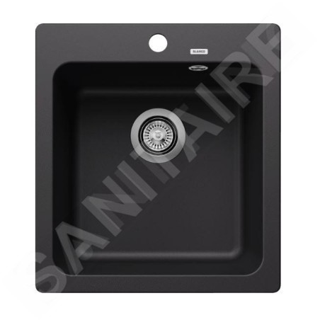 Blanco Naya 45 - Évier en silgranit, 510x465 mm, noir 526572