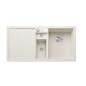 Blanco Collectis 6 - Évier en silgranit 1000x510 mm, avec commande de vidage et accessoires, InFino, blanc doux 527058