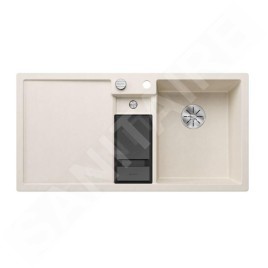 Blanco Collectis 6 - Évier en silgranit 1000x510 mm, avec commande de vidage et accessoires, InFino, blanc doux 527058