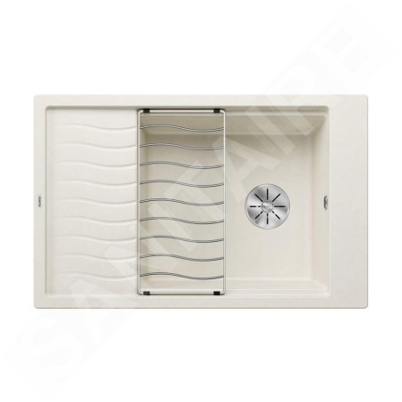 Blanco Elon XL 6 - Évier en silgranit, 780x500 mm, avec accessoires, InFino, blanc doux 527069
