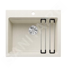 Blanco Etagon 6 - Évier en silgranit 600x510 mm, avec accessoires, InFino, blanc doux 527076