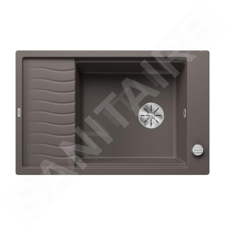Blanco Elon XL 6 - Évier en silgranit, 780x500 mm, avec commande de vidage et accessoires, InFino, gris 527253