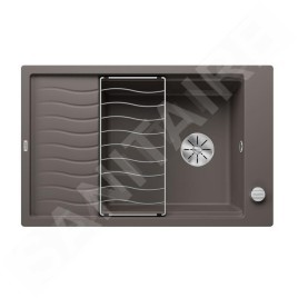 Blanco Elon XL 6 - Évier en silgranit, 780x500 mm, avec commande de vidage et accessoires, InFino, gris 527253