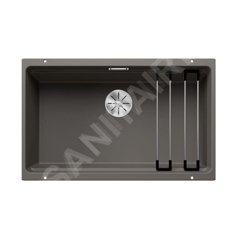 Blanco Etagon 700 - Évier en silgranit, 730x460 mm, avec accessoires, InFino, gris 527261
