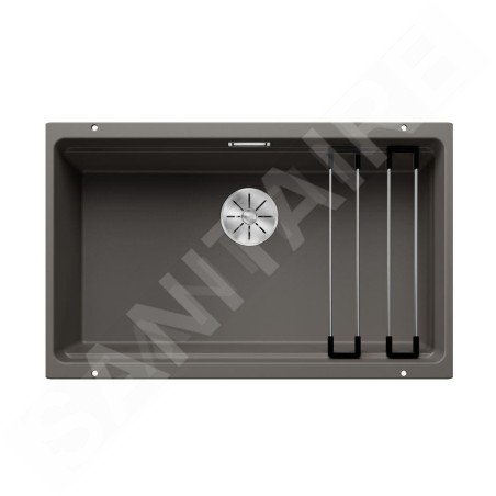 Blanco Etagon 700 - Évier en silgranit, 730x460 mm, avec accessoires, InFino, gris 527261