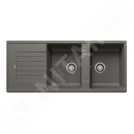 Blanco Zia 8 - Évier en silgranit, 1160x500 mm, gris 527392