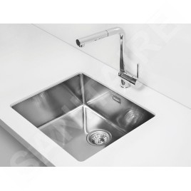 Alveus Kombino - Évier 440x440 mm, avec commande du vidage, inox 1100235