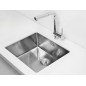 Alveus Kombino - Évier 440x440 mm, avec commande du vidage, inox 1100235