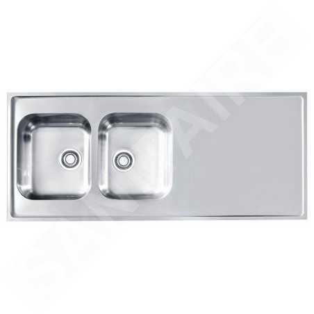 Alveus Classic Pro - Évier 1400x600 mm, inox 1132129